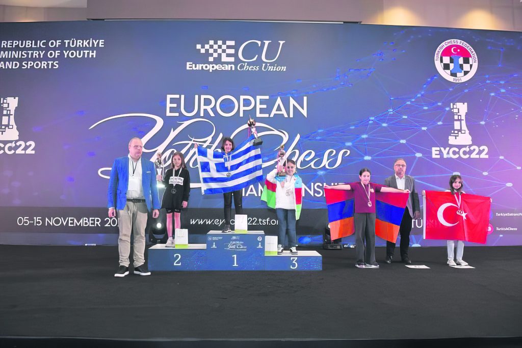 Η 9χρονη Μαριάντα πρωταθλήτρια Ευρώπης στο σκάκι