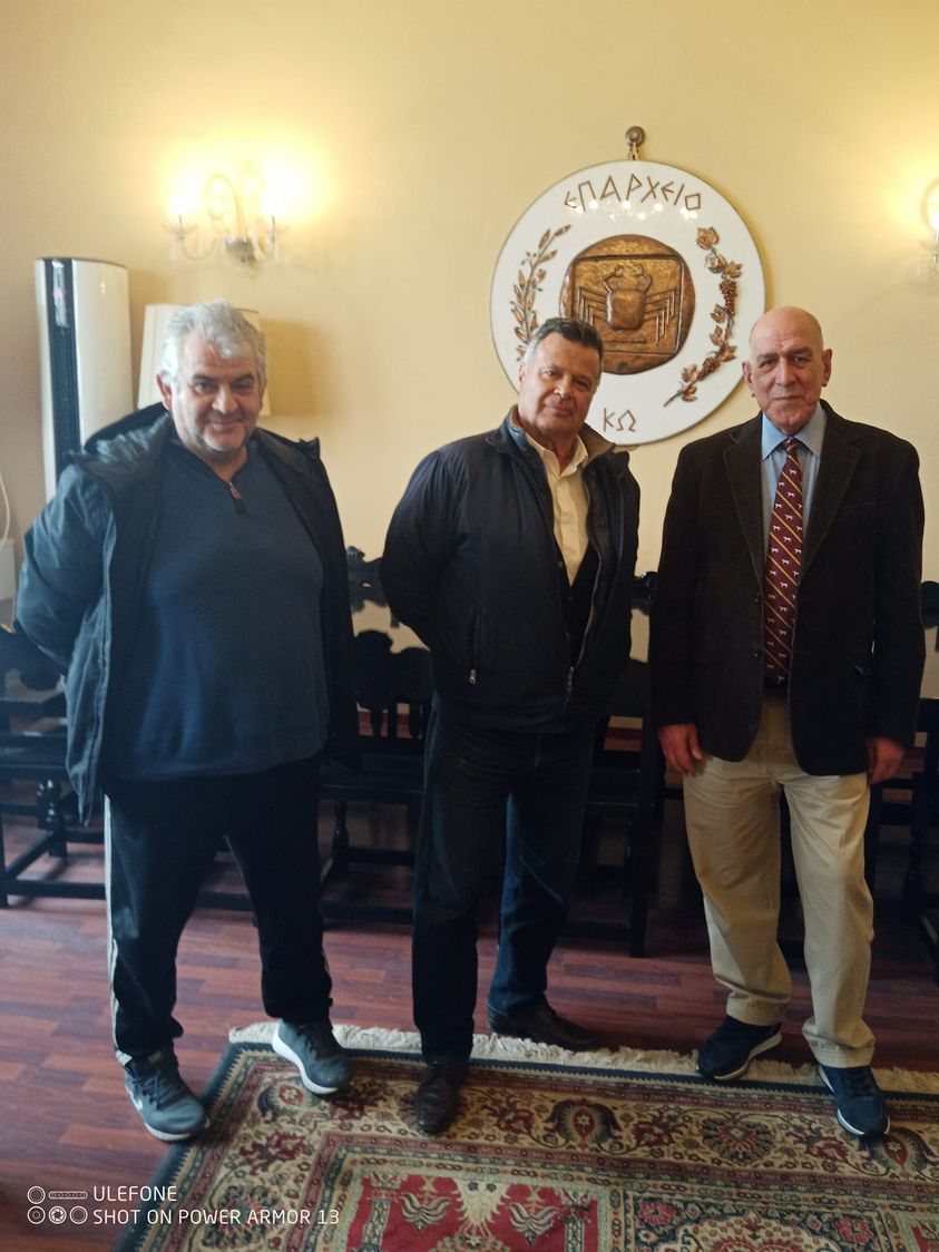 Συνάντηση Επάρχου Κω με κ. Σοφοκλή Δουδού για πρόληψη προβλημάτων ,που αφορούν τον τουρισμό στο νησί μας,