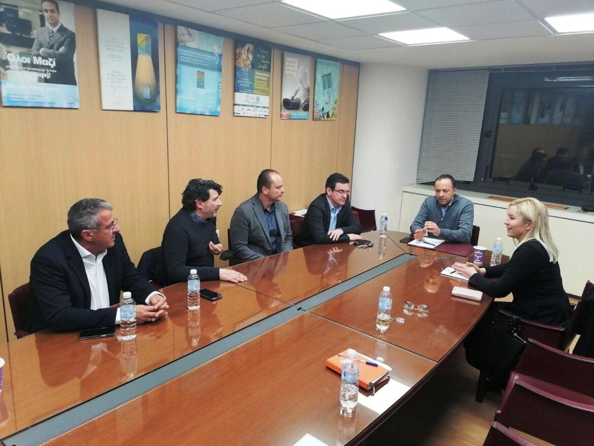 Συνάντηση της υποψήφιας Βουλευτής ΝΔ Ελευθερίας Φτακλάκη με το ΕΒΕΔ, το Οικονομικό Επιμελητήριο Δωδ/σου και τον Εμπορικό Σύλλογο Ρόδου