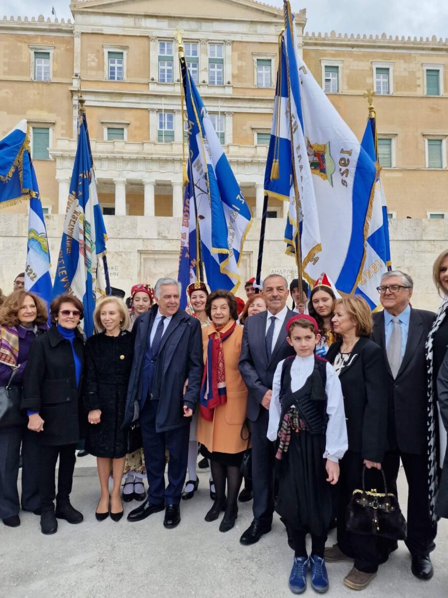Στις εκδηλώσεις για τον εορτασμό της Ενσωμάτωσης στην Αθήνα, ο υποψήφιος βουλευτής Φώτης Χατζηδιάκος