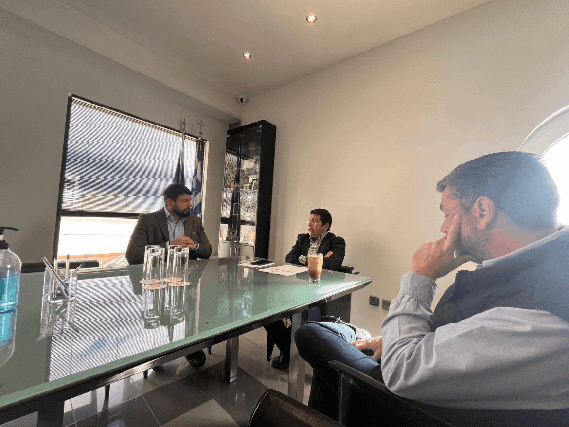 Συνάντηση του κ. Παναγιώτη Κουνάκη με τη Διοίκηση της Ένωσης Ξενοδόχων Ρόδου