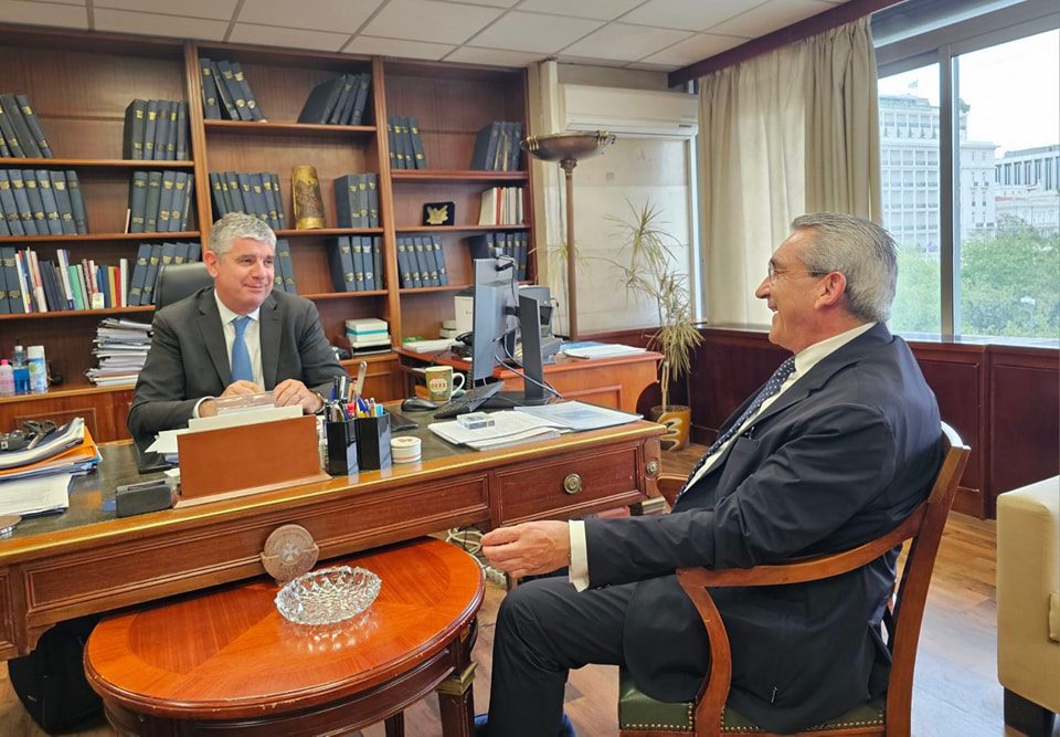 Συνέχεια επαφών Γ. Χατζημάρκου με τον Υφυπουργό Ανάπτυξης & Επενδύσεων Γιάννη Τσακίρη.