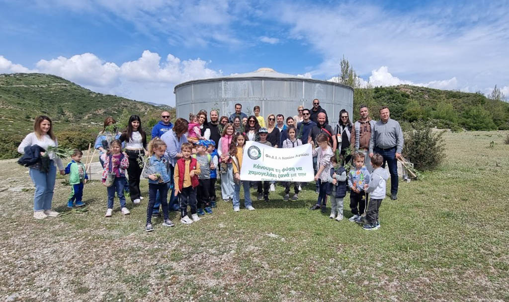 Με δράση αναδάσωσης τα στελέχη του ΦΟΔΣΑ Νοτίου Αιγαίου, σε συνεργασία με την οργάνωση «Για τη φύση» τίμησαν τη φετινή Ημέρα της Γης