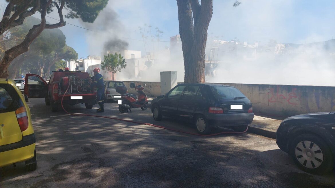 ΕΚΤΑΚΤΟ ΦΩΤΙΑ ΣΤΗΝ ΟΔΟ ΑΡΤΕΜΗΣΙΑΣ (ΒΙΝΤΕΟ & ΦΩΤΟ)