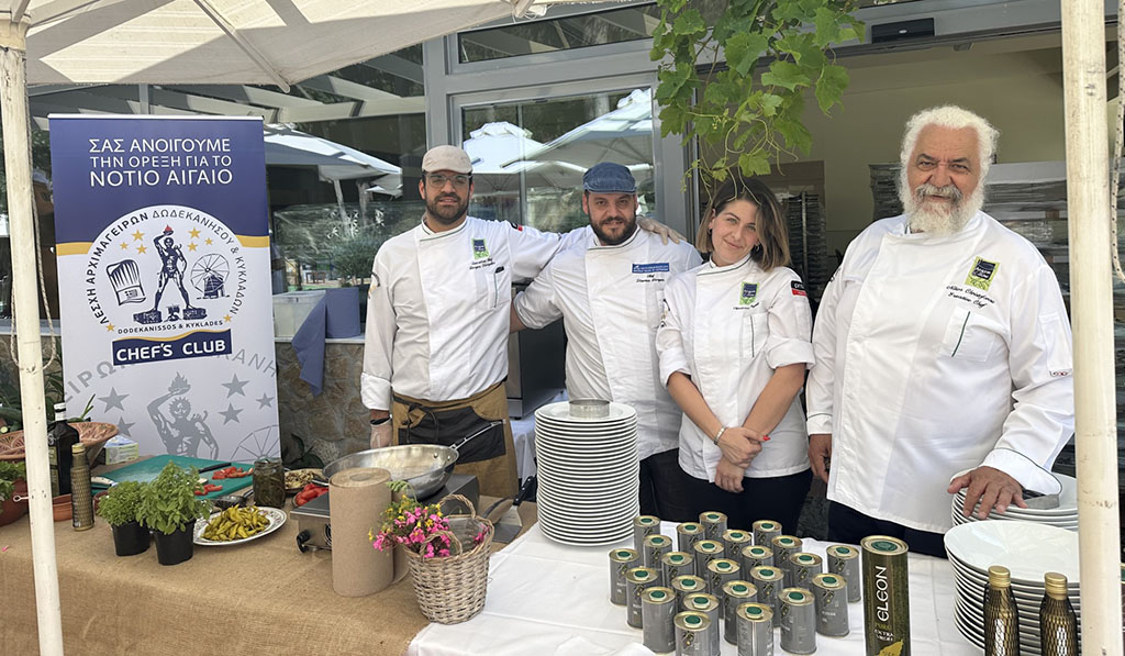 Μαθήματα μαγειρικής από την Λέσχη Αρχιμαγείρων Δωδ/σου και Κυκλάδων στο διεθνές συνέδριο ICASSP