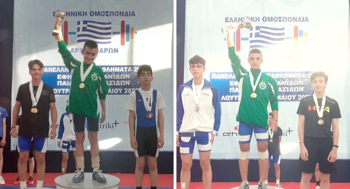 Έτοιμοι Σπύρου και Τρακόσσας για το Ευρωπαϊκό πρωτάθλημα άρσης βαρών παίδων