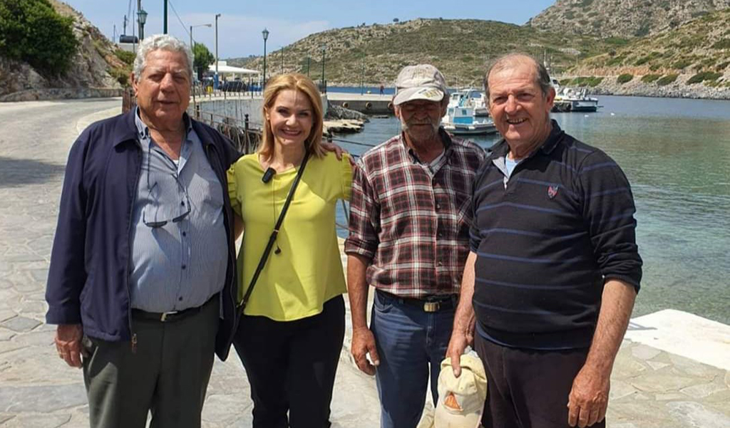 Η Μίκα Ιατρίδη στο Αγαθονήσι, τους Αρκιούς και του Λειψούς
