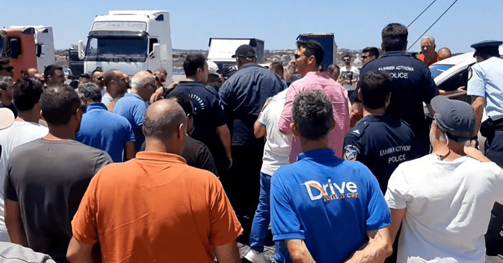 Ενταση με τους οδηγούς ταξί – Στο αυτόφωτο τρία άτομα από τη διοίκηση στη Ρόδο