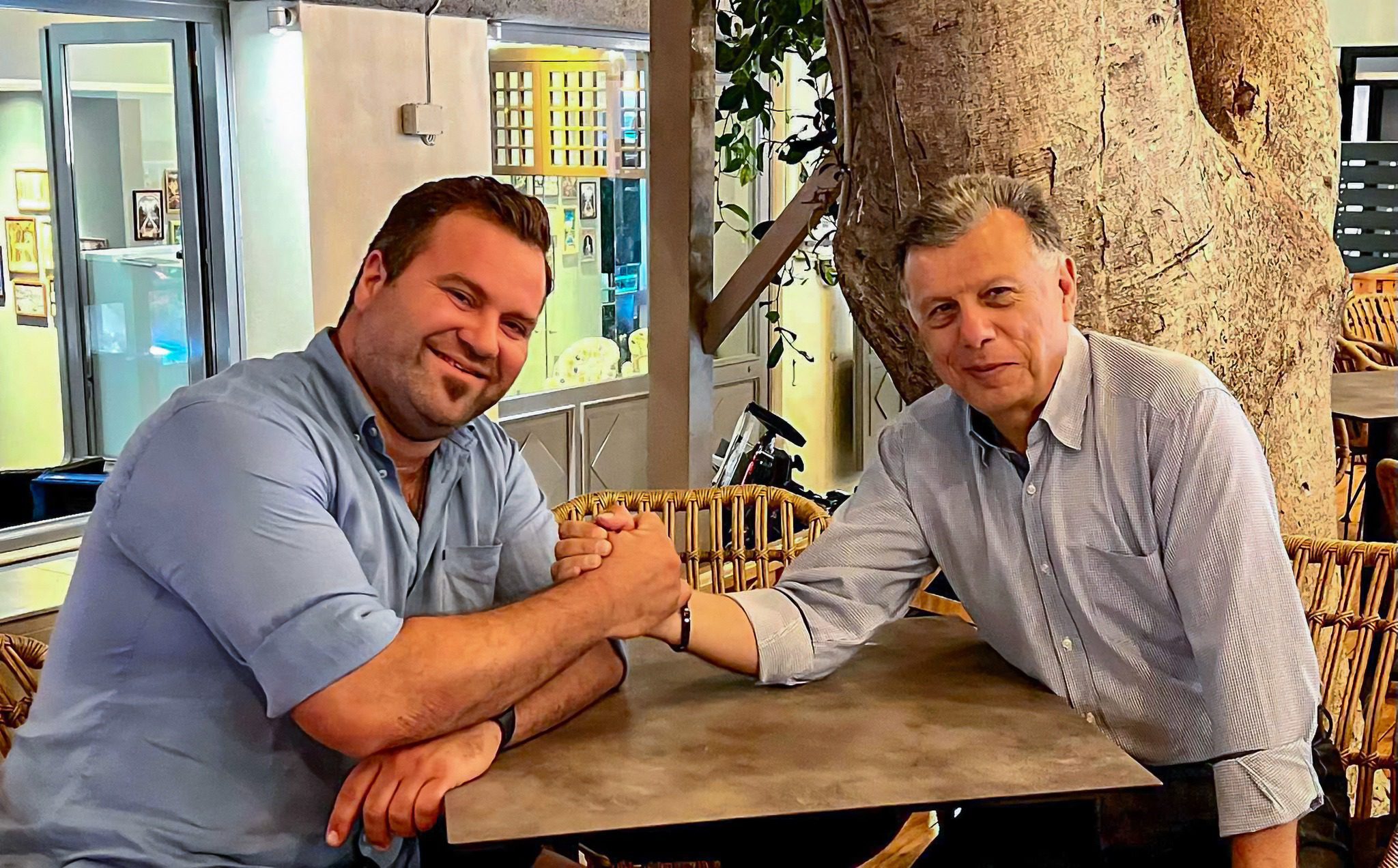 Με τον Θεοδόση Νικηταρά και ο Κώστας Σουρασής