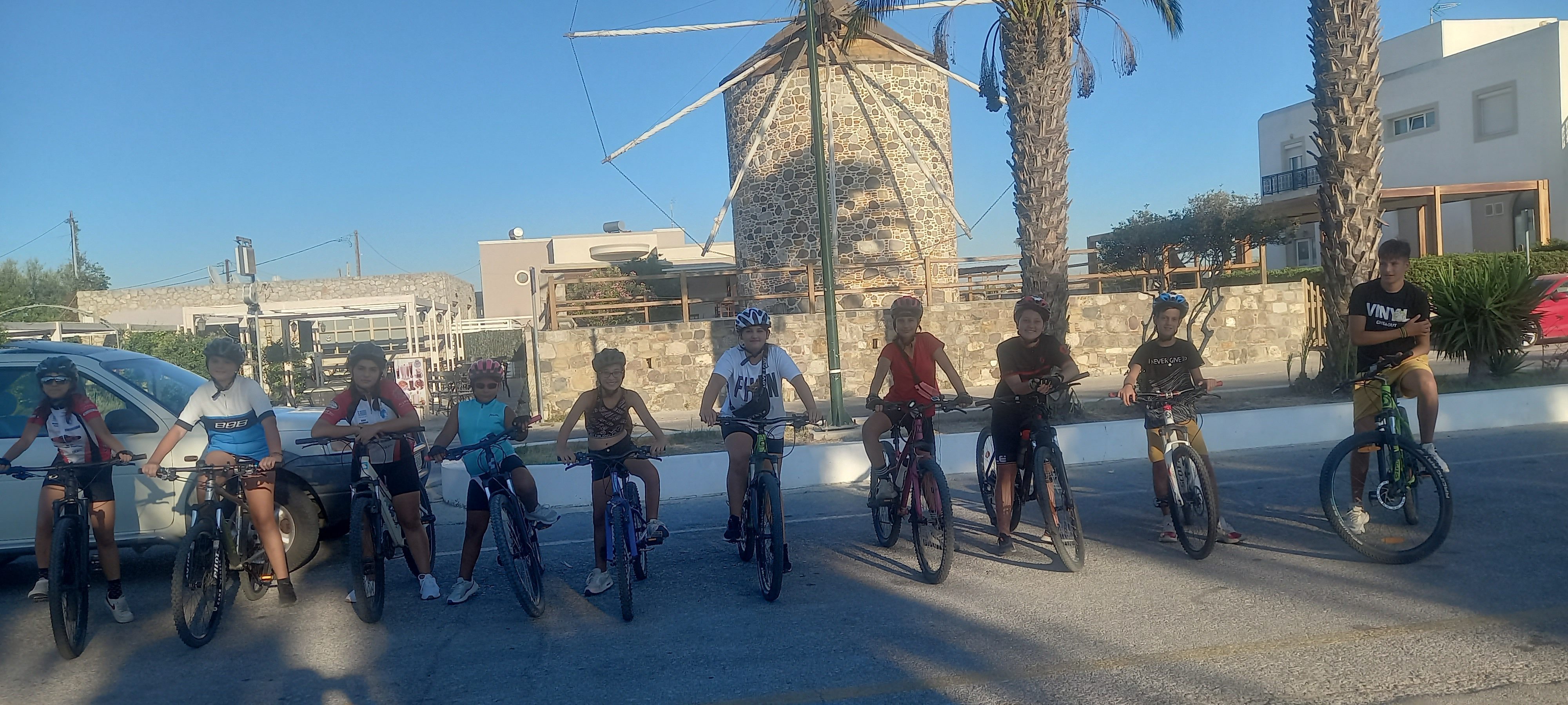 Σχολή ποδηλασίας στην Αντιμάχεια της Κω