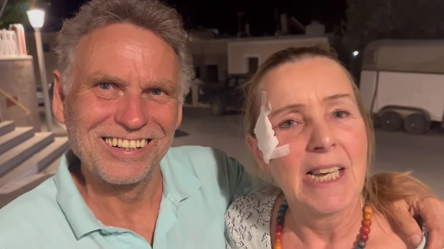 Ζευγάρι Γερμανών στη Ρόδο κέρασε όλο το χωριό επειδή τους έσωσαν