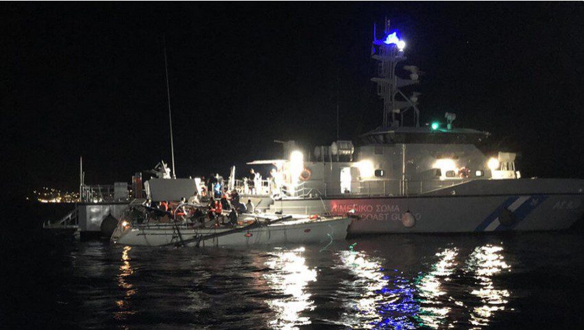 Επιχείρηση εντοπισμού και διάσωσης 79 αλλοδαπών επιβαινόντων σε Ι/Φ σκάφος στην Κάρπαθο