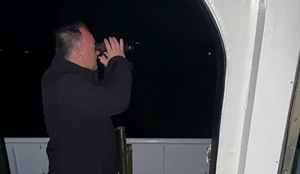 Γιάννης Παππάς: Σε νυχτερινή θαλάσσια περιπολία του Λιμενικού στον ακριτικό Άη Στράτη ο υφυπουργός Ναυτιλίας