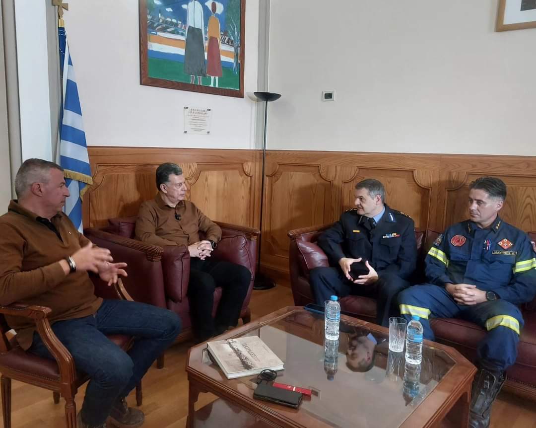 Συνάντηση Δημάρχου Κω με το νέο Διοικητή Δωδεκανήσου του Πυροσβεστικού Σώματος