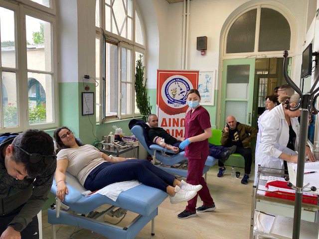 Εθελοντική αιμοδοσία από την Ένωση Αστυνομικών Υπαλλήλων Βόρειας Δωδεκανήσου στο Νοσοκομείο της Κω