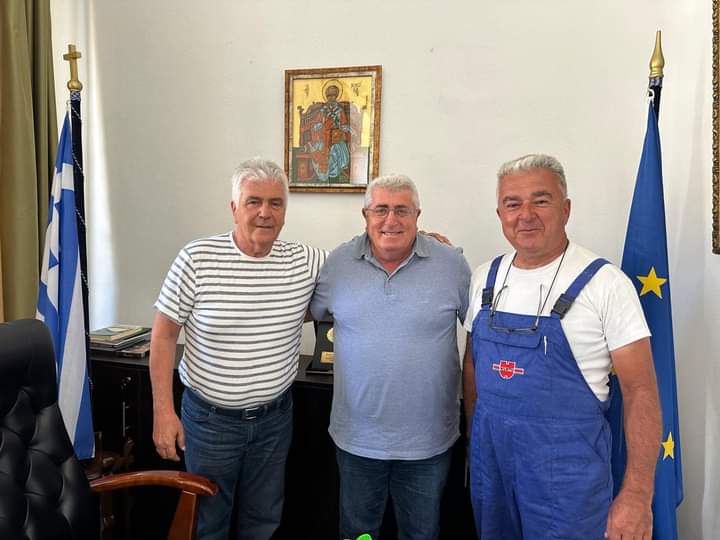 Στη Λέρο ο Αντιπεριφερειάρχης πρωτογενούς τομέα Φιλήμονας Ζαννετίδης.