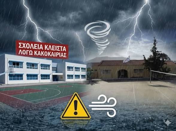 Κλειστά όλα τα σχολεία στα Δωδεκάνησα με απόφαση του Περιφεριάρχη Νοτίου Αιγαίου Κλειστά όλα τα σχολεία στα Δωδεκάνησα με απόφαση της Περιφέρειας Νοτίου Αιγαίου