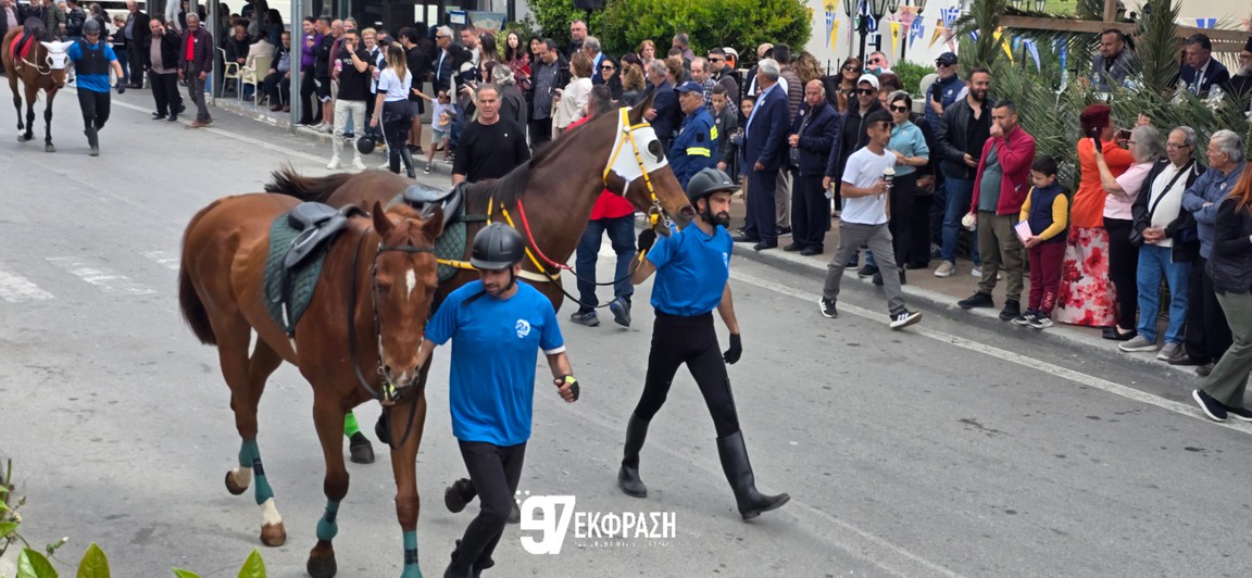 Με λαμπρότητα ο Εορτασμός Αγίου Γεωργίου στο Πυλί με τις παραδοσιακές ιπποδρομίες