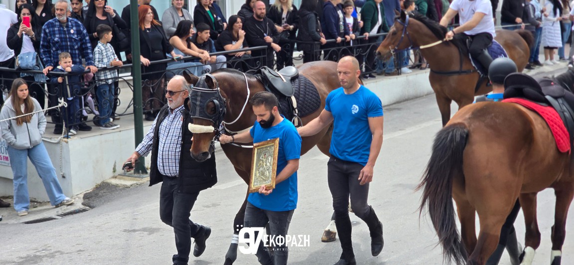 Με λαμπρότητα ο Εορτασμός Αγίου Γεωργίου στο Πυλί με τις παραδοσιακές ιπποδρομίες