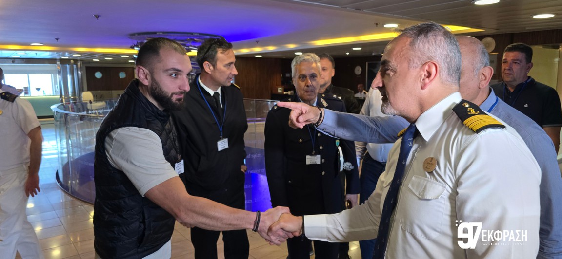 «Ποδαρικό» με άρωμα θάλασσας: Η υποδοχή του Blue Sapphire ανοίγει την αυλαία του γαλάζιου τουρισμού στην Κω