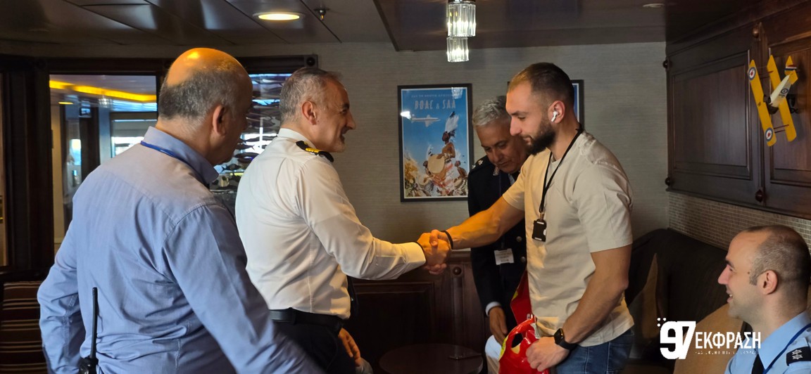 «Ποδαρικό» με άρωμα θάλασσας: Η υποδοχή του Blue Sapphire ανοίγει την αυλαία του γαλάζιου τουρισμού στην Κω