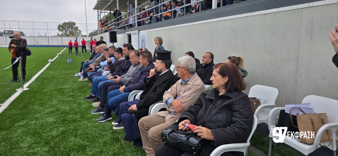 Τα εγκαίνια του γηπέδου Αγίων Αποστόλων Ρόδου και η πρώτη σέντρα από τον Αλέξανδρο Κολιάδη (photos & video)