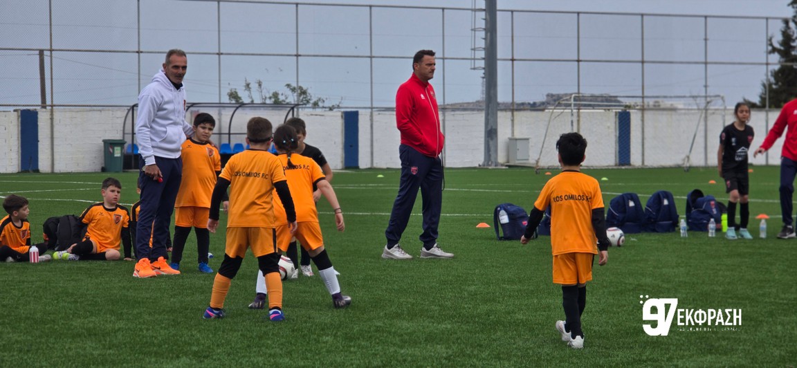 Τα εγκαίνια του γηπέδου Αγίων Αποστόλων Ρόδου και η πρώτη σέντρα από τον Αλέξανδρο Κολιάδη (photos & video)