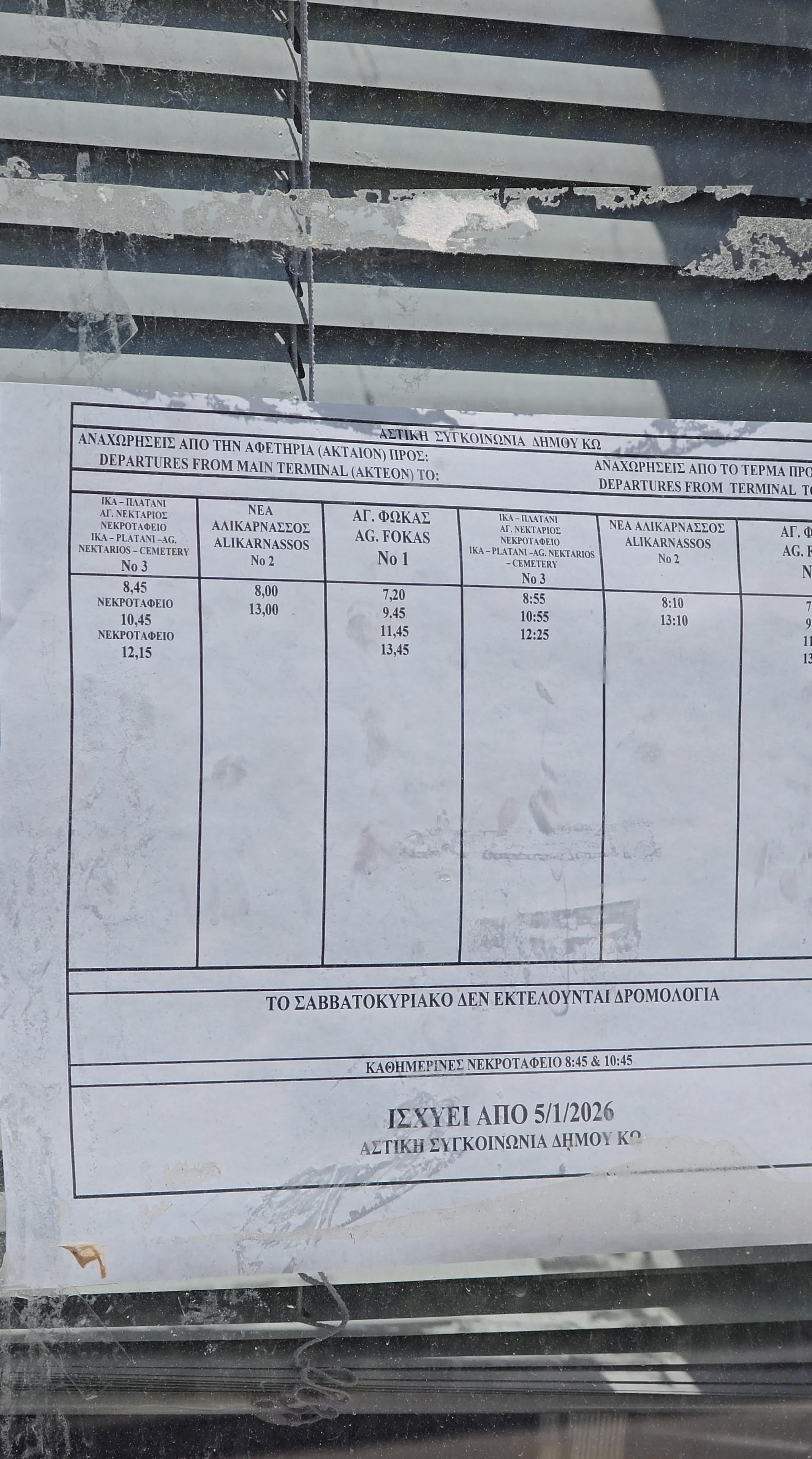 Αστική Συγκοινωνία Κω: «Φάντασμα» τα δρομολόγια προς Ψαλίδι και Λάμπη – Στον «αέρα» η ενημέρωση κατοίκων και επισκεπτών