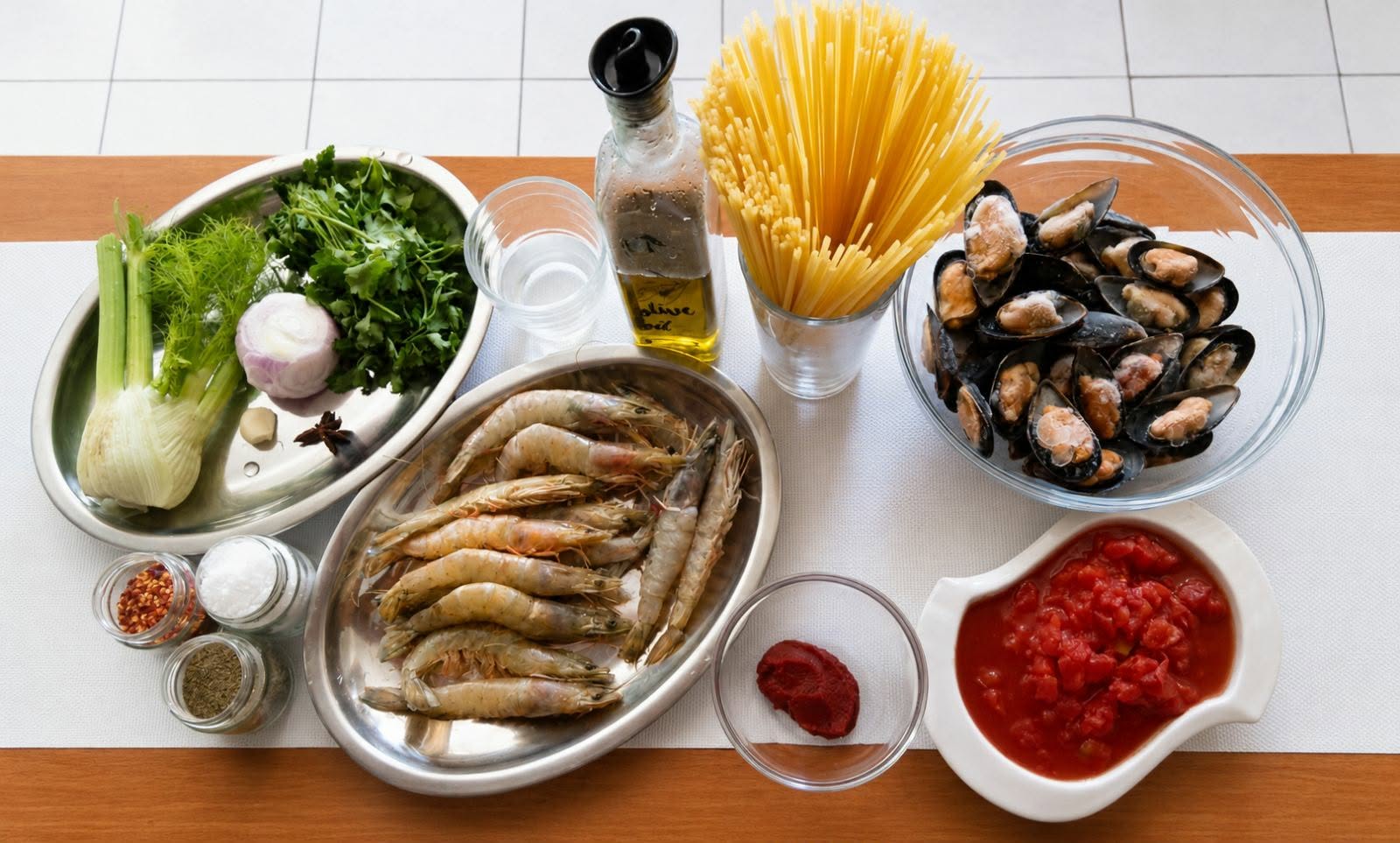 Γεύσεις με Έκφραση! Λιγκουίνι με ζουμερές γαρίδες και μύδια!