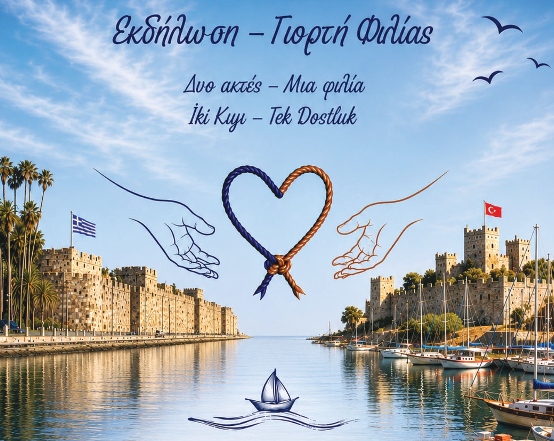 Δήμος Κω: «Δυο ακτές – Μια φιλία» – To πρόγραμμα εκδηλώσεων της Πολιτιστικής Συνάντησης Κω – Μπόντρουμ – Nησιών Δήμος Κω: «Δυο ακτές – Μια φιλία» – To πρόγραμμα εκδηλώσεων της Πολιτιστικής Συνάντησης Κω – Μπόντρουμ – Nησιών