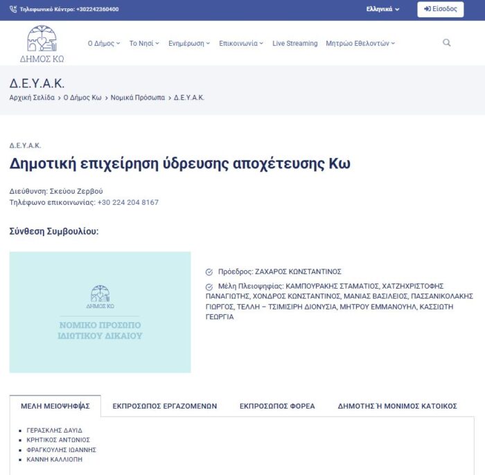 Ψηφιακό «έλλειμμα» ενημέρωσης – Η αδυναμία του Δήμου Κω να ανανεώσει τις ιστοσελίδες του