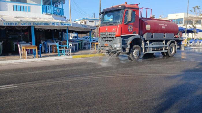 Επιχείρηση καθαριότητας στο Μαστιχάρι από τον Δήμο Κω