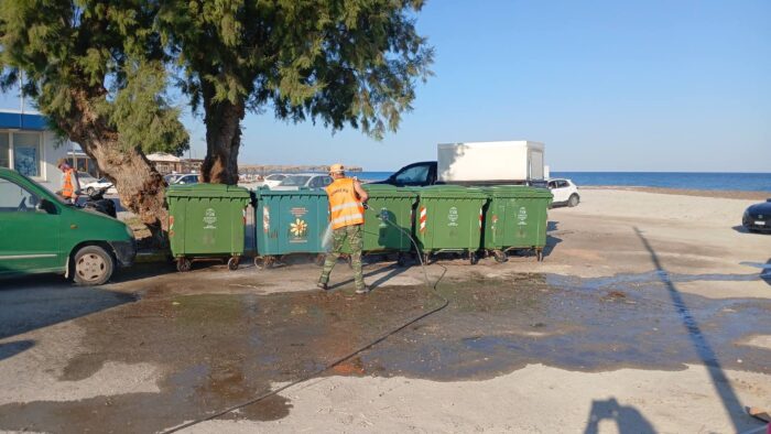 Επιχείρηση καθαριότητας στο Μαστιχάρι από τον Δήμο Κω