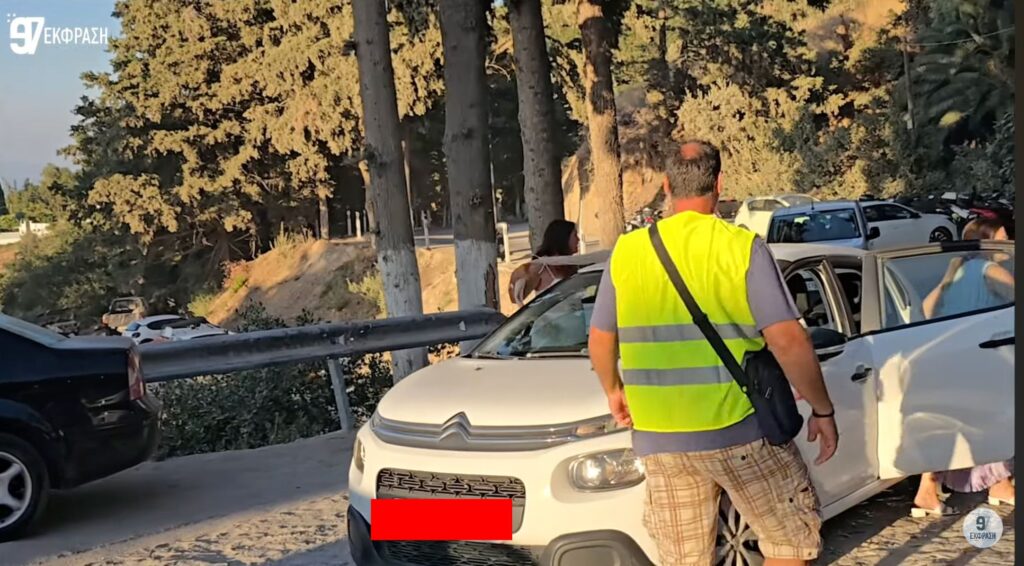 Προσαγωγή στη Ζιά μετά το ρεπορτάζ του Ε97: Ποιος έδωσε εντολή στον ιδιώτη να ρυθμίζει την κυκλοφορία;